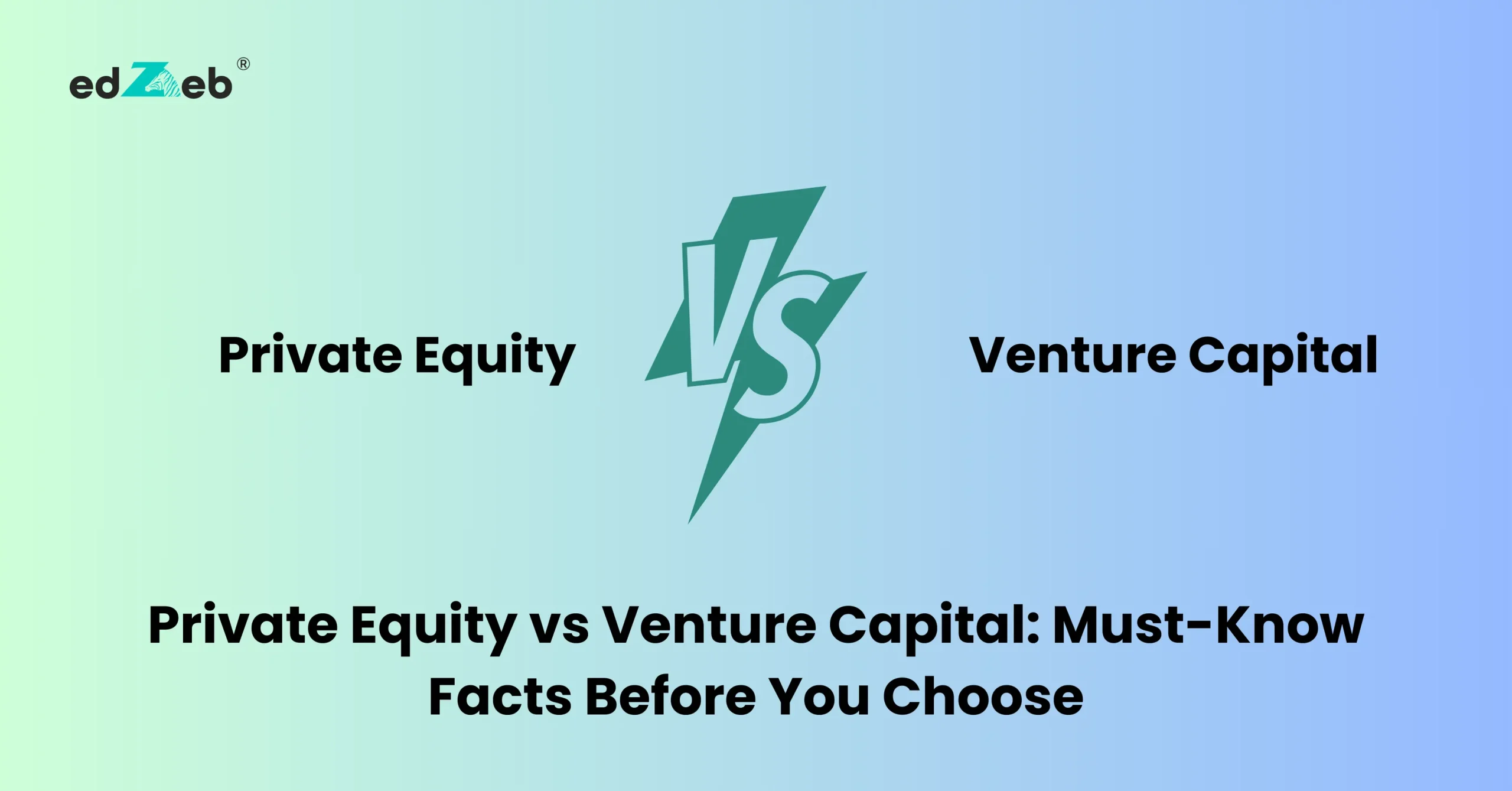 Private Equity vs Venture Capital